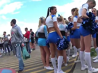 Covetous Teenager Cheerleader Bootys!